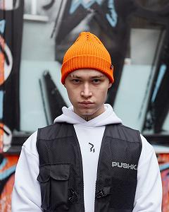 Шапка унисекс Пушка Огонь Basic оранжевая synthetic.ua - Фото 1