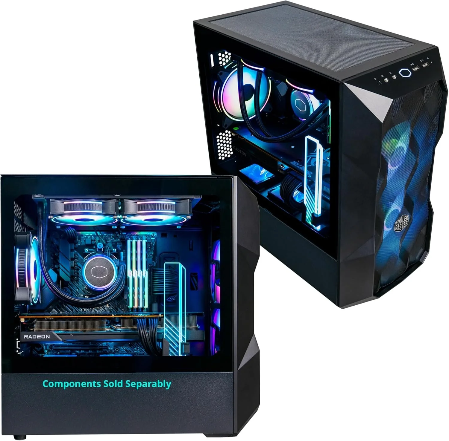 Корпус для ПК Cooler Master TD300 Mesh ARGB Чорний, фото №3
