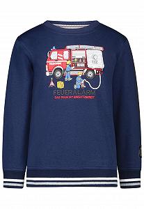 Комплект: Футболка для мальчиков SALT AND PEPPER Sweat Emb Firefighter для малышей - Фото 1