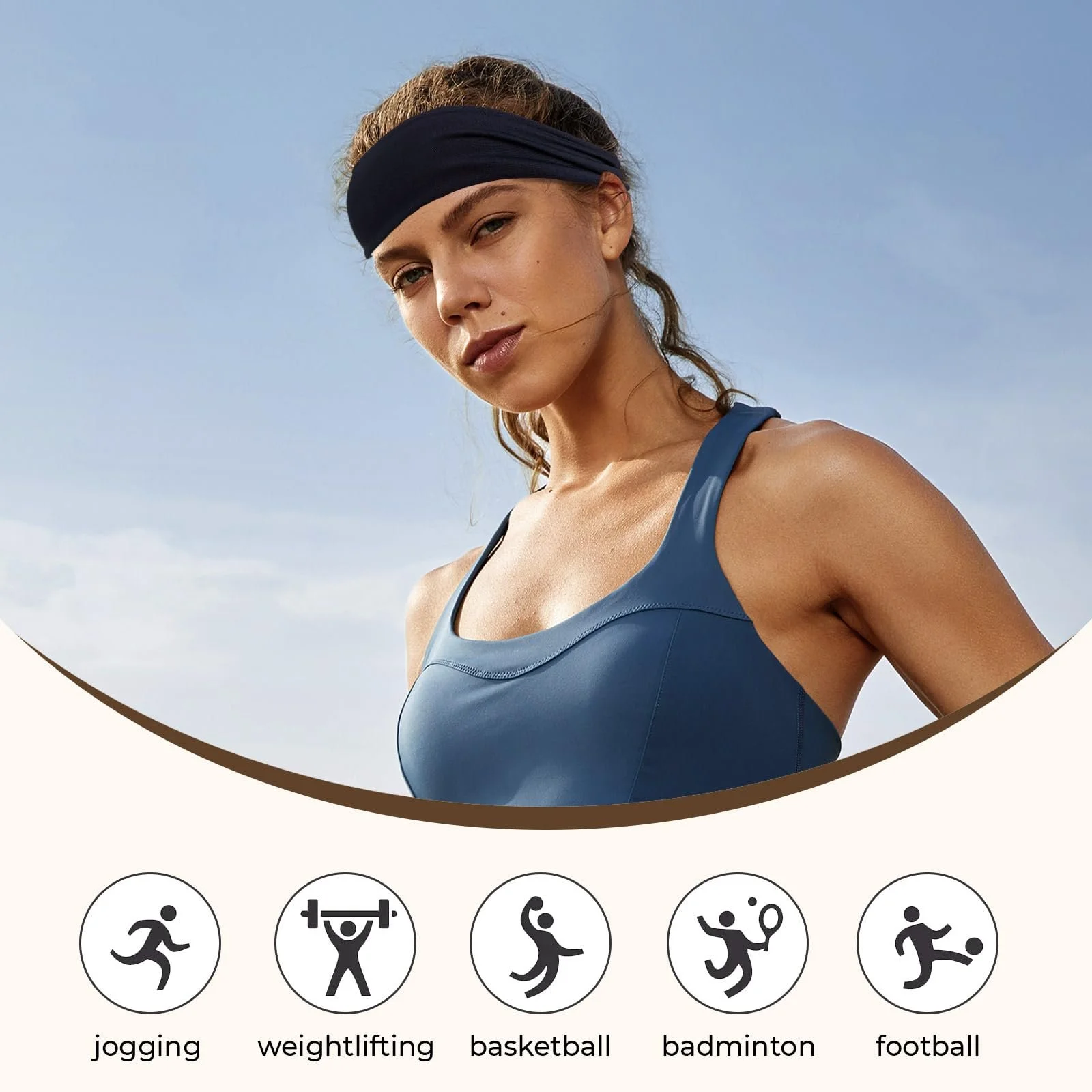 Пов'язка на голову спортивна, фото №5