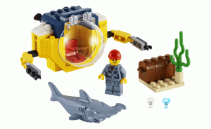 Конструктор LEGO Мини-субмарина 41 деталь 60263 synthetic.ua - Фото 1