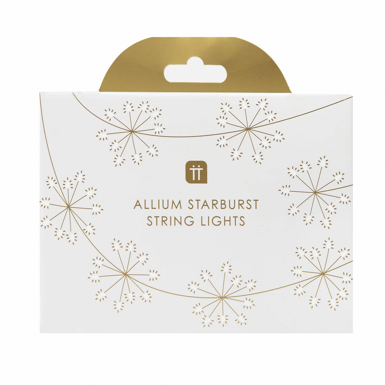 Гірлянда Talking Tables Allium Starburst, 2 м, світлодіодна, для приміщень, кластерна, у формі феєрверку, фото №4