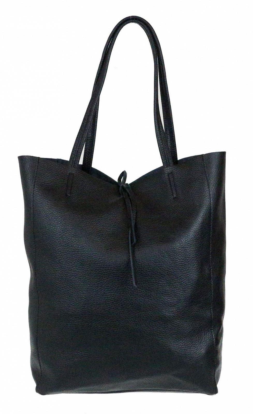 Жіноча сумка з відкритим верхом з натуральної шкіри Girly Handbags, фото №1