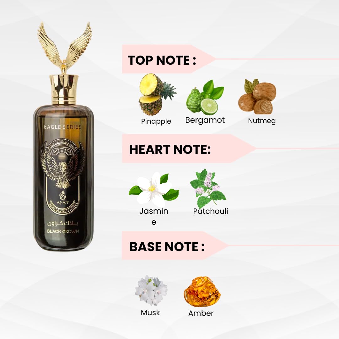 Парфуми Eagle Series EDP Орієнтальний Арабський 100мл (Чорна Корона), фото №4