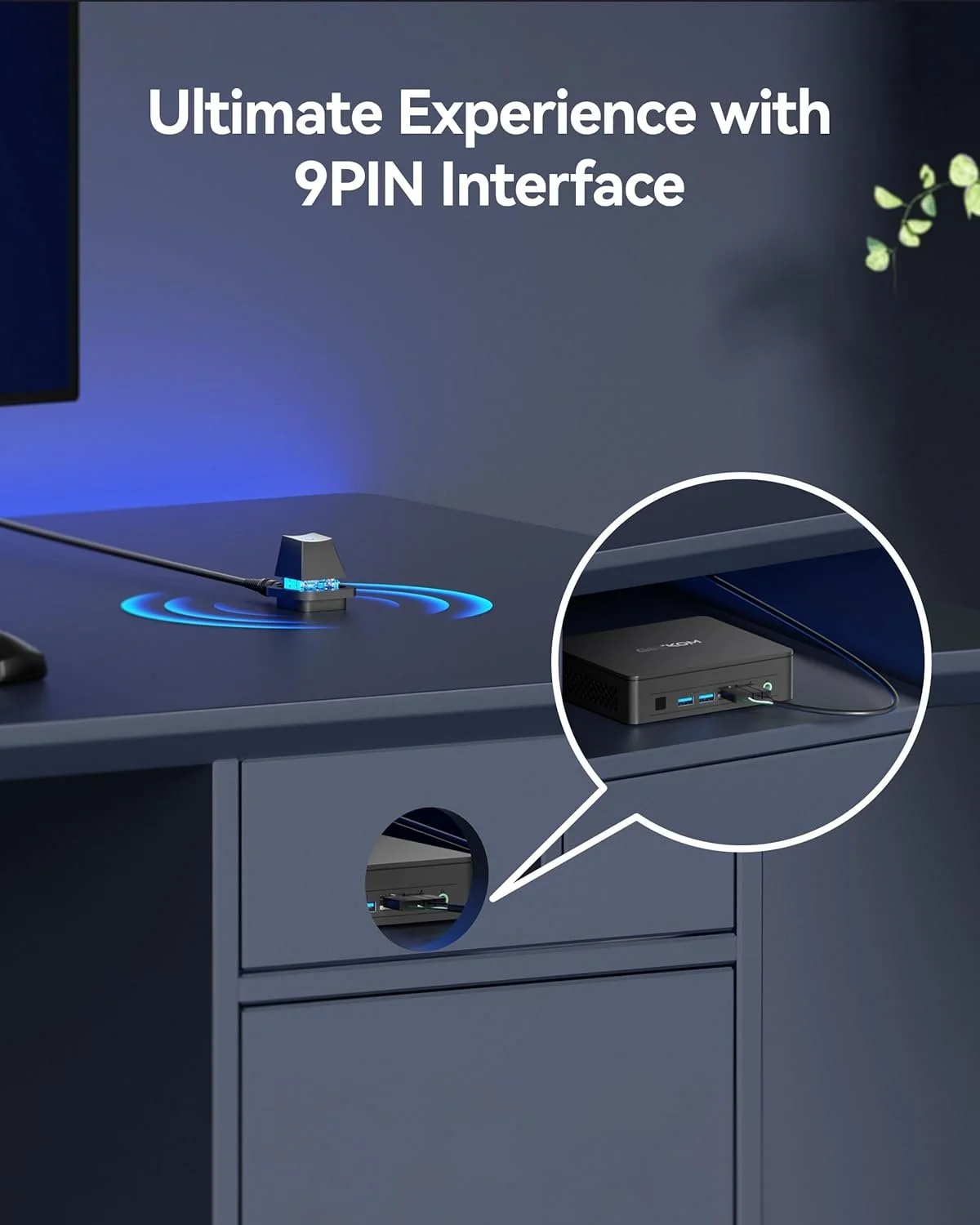 Міні ПК GEEKOM Air12 Lite / Intel N100 / RAM 8GB / SSD 256GB / 1 x HDMI / LAN / Wi-Fi 5 / Bluetooth 5.1 / Windows 11 Pro / Чорний, фото №6