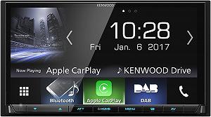 Автомагнитола KENWOOD DMX7017DABS / 7" / Сенсорная / Apple CarPlay / Android Auto / Bluetooth / GPS / USB / DAB+ / 2DIN - Фото 1