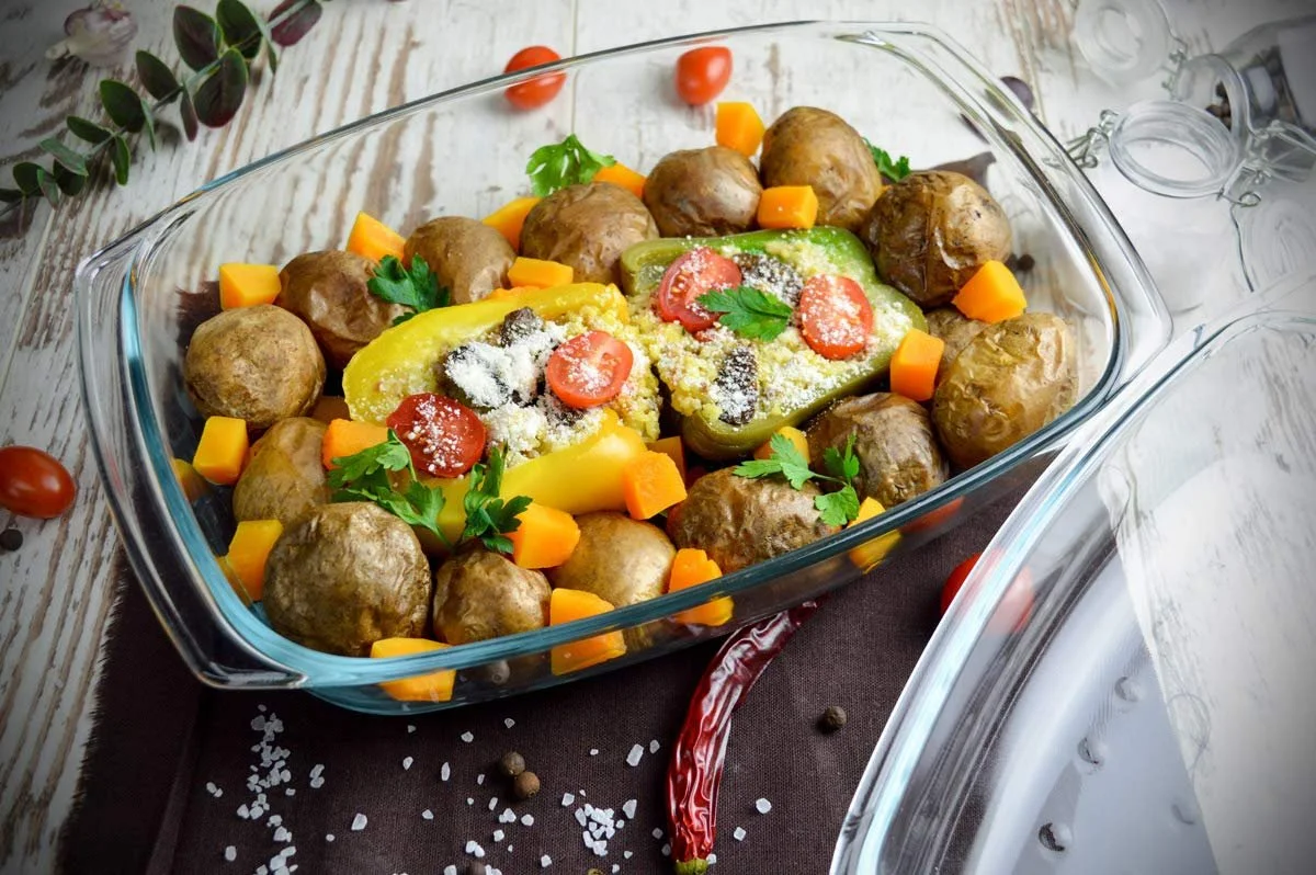 Скляна форма для запікання Sendez 4,1 л прямокутна з кришкою, фото №3 Скляна форма для запікання Sendez 4,1 л прямокутна з кришкою, фото №3