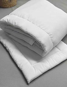 Ковдра і подушка дитячі 120х80 см білий - Фото 1