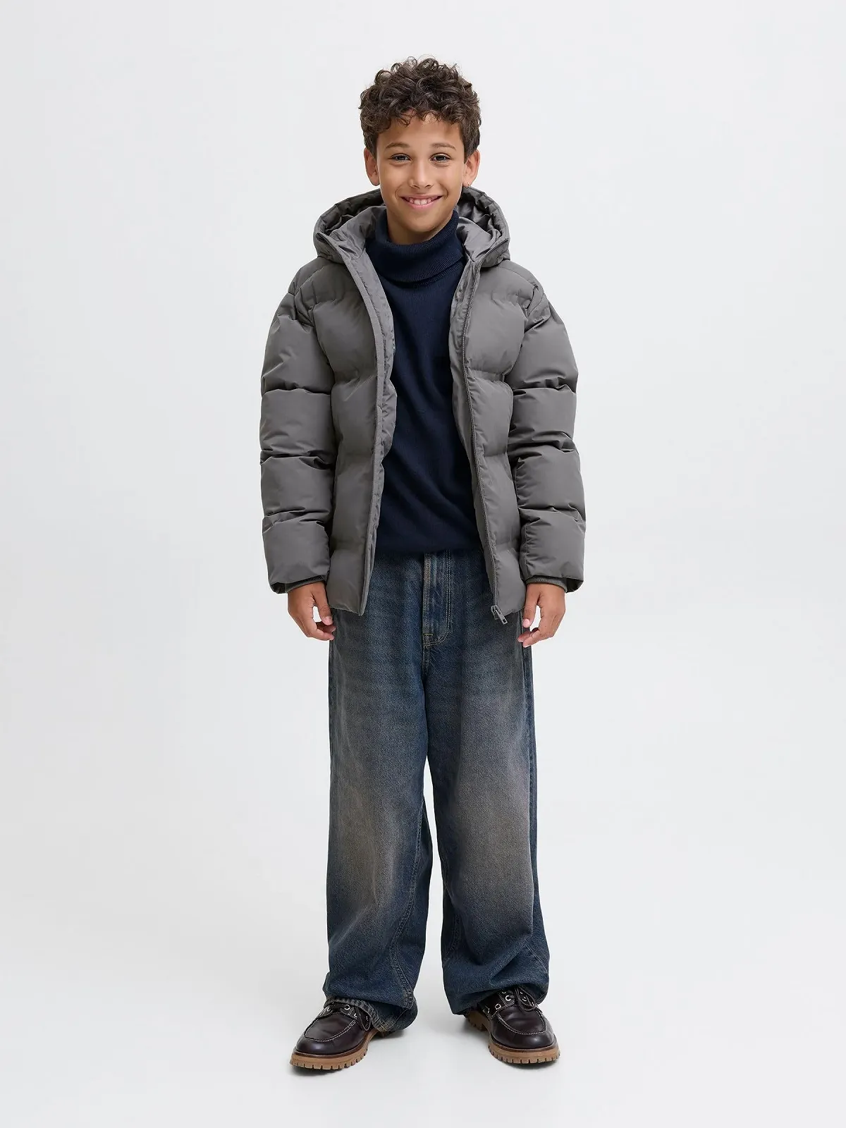 Куртка з капюшоном JACK & JONES Jjesoho Puffer Hood Sn Jnr, фото №6