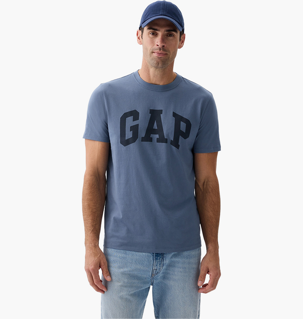 Футболка Gap Everyday Soft Crewneck Синий S, фото №1