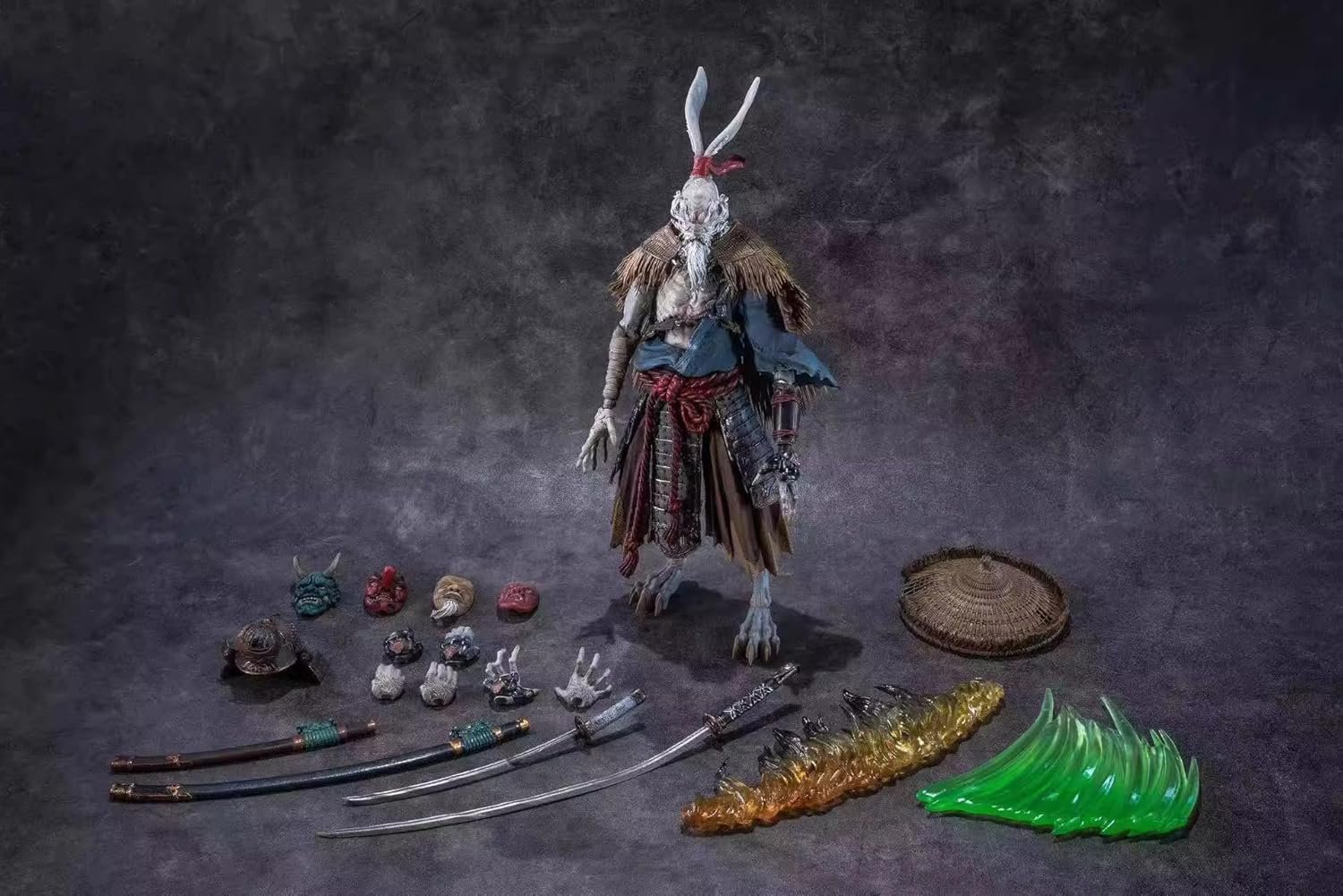 Екшн-фігурка GWTCTOY FuRay Planet Original Licensed 1:12, 19 см, безіменний кролик-воїн і мечник, 26 рухомих суглобів, конструктори для колекційних фігурок тварин, фото №6