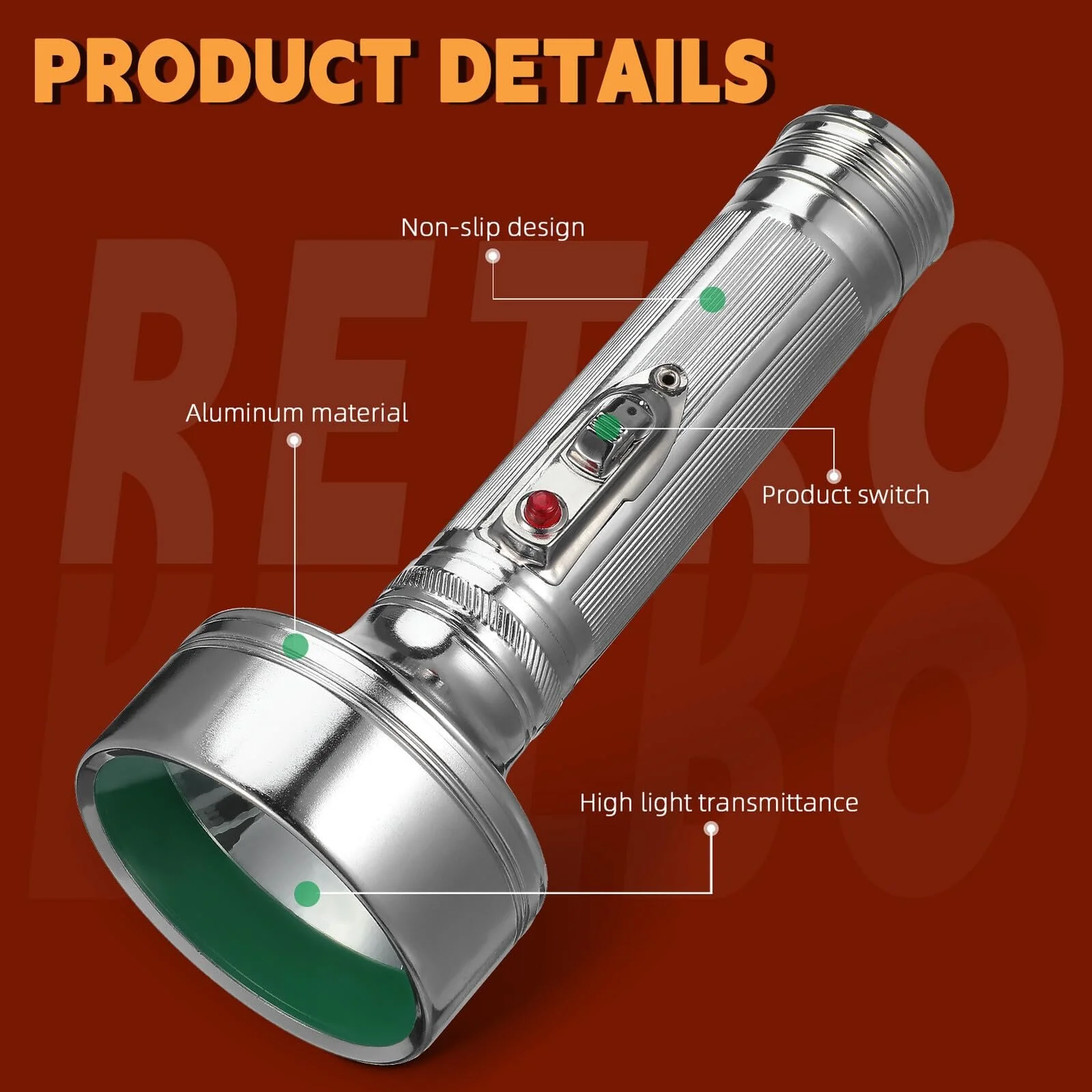 Фонарь LIFKOME Ретро Металлический Прочный Алюминий Винтажный Стиль, фото №3