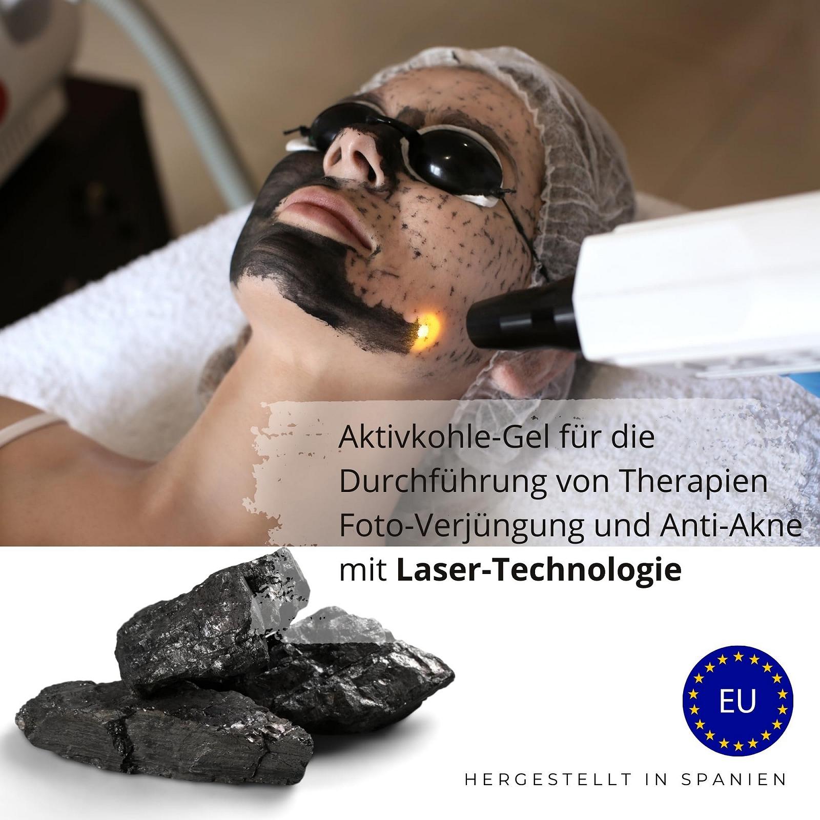 Гель-маска з активованим вугіллям KFS PROFESSIONAL з гіалуроновою кислотою 100 мл, фото №4