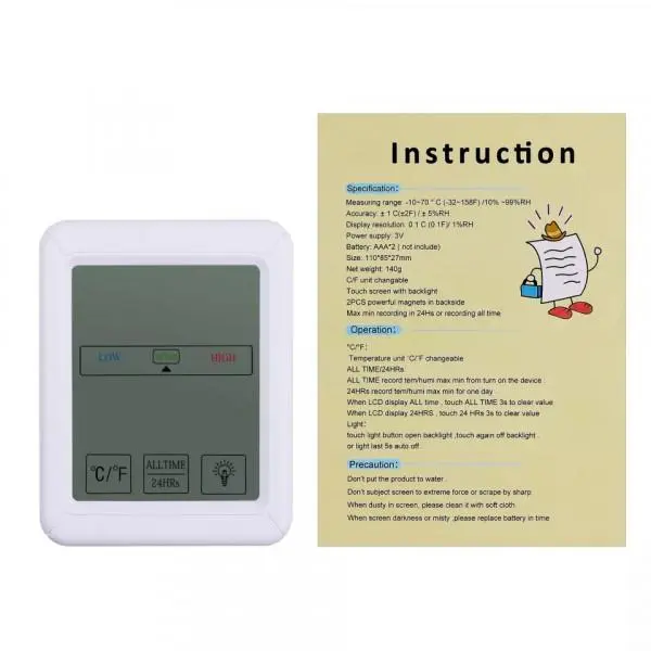 Термогигрометр многофунциональный ELITE-SDC с большим дисплеем высокоточный, фото №9 Термогигрометр многофунциональный ELITE-SDC с большим дисплеем высокоточный, фото №9