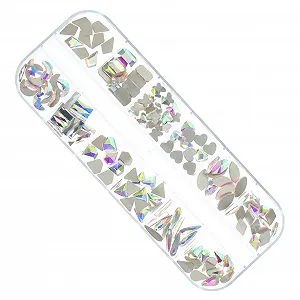Стразы для ногтей Большие прозрачные украшения для ногтей DIY - Фото 1