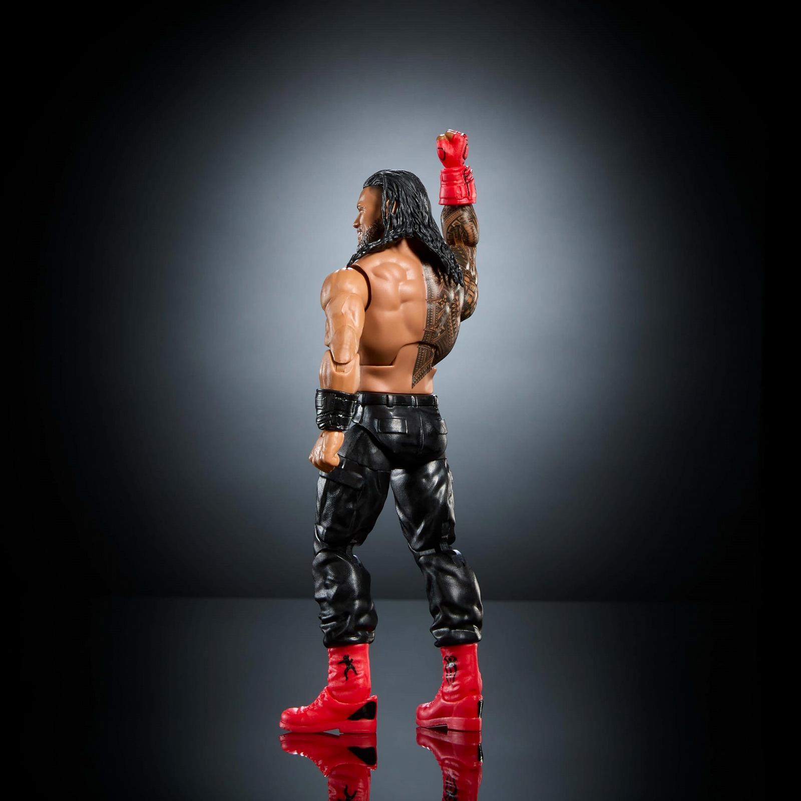 Фігурка Mattel WWE Elite Collection, Roman Reigns Set, SummerSlam з компонентами William Shelf для іншої фігурки, JCJ55, багатокольорова, фото №6
