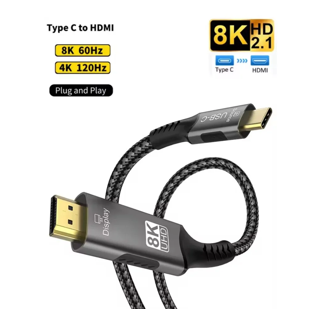 Кабель FDBRO переходник USB-C to HDMI v2.1 8K 3m, фото №15