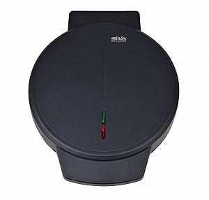 Вафельница Silva-Schneider WA 2001, 1000 Вт, для приготовления вафель в форме сердца на 5 штук, антипригарное покрытие, термостат, компактное хранение, матовый черный synthetic.ua - Фото 1