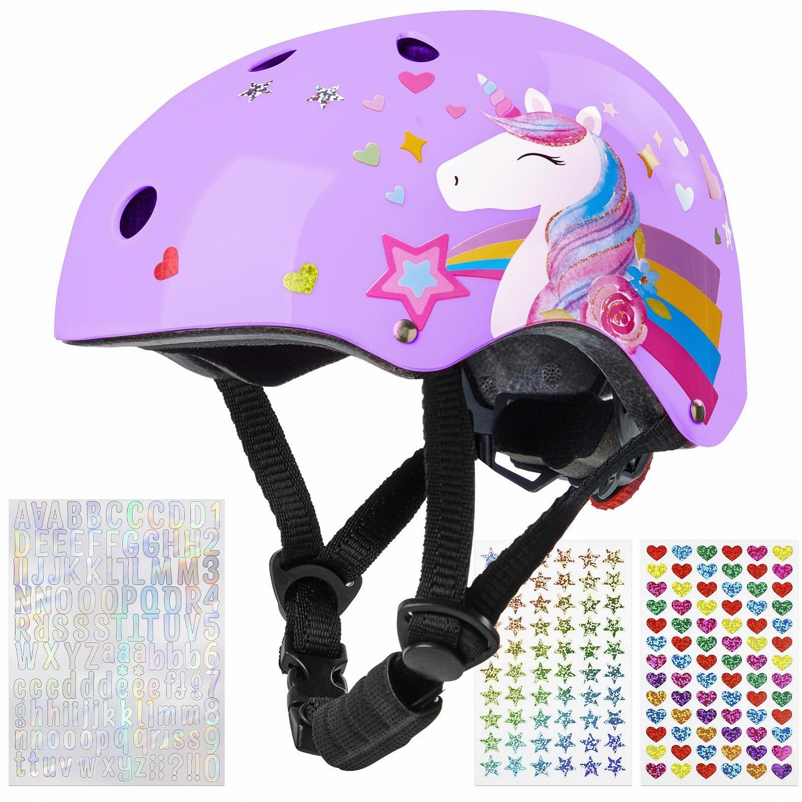 Детский Шлем Unicorn Helmet Unicorn Castle Регулируемый для Велосипеда, Скейтборда, Самоката, Катания на Роликах, 3-8 лет, фото №1