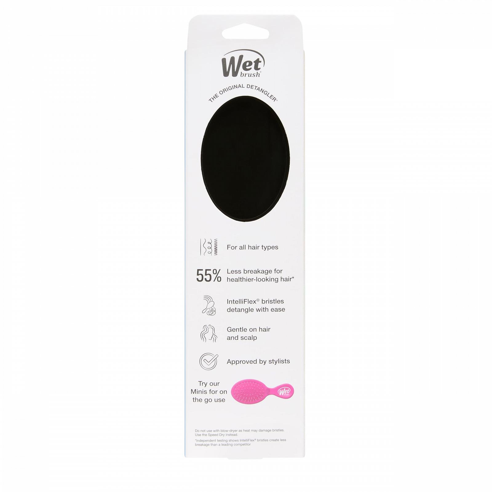 Щітка для волосся Wet Brush Classic, чорна, фото №11