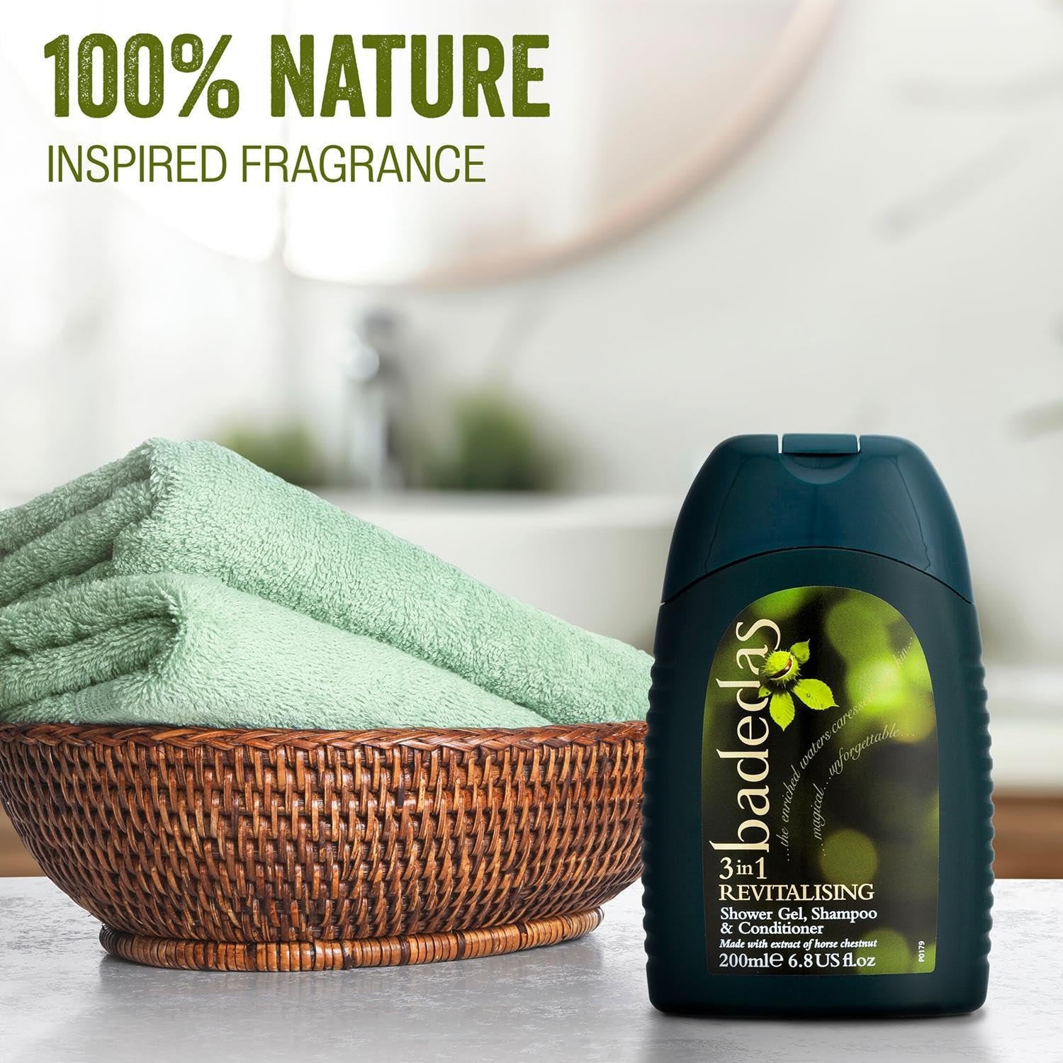 Гель для душа 3-в-1 Badedas Revitalising с экстрактом конского каштана 200 мл (упаковка из 6 шт.), фото №7
