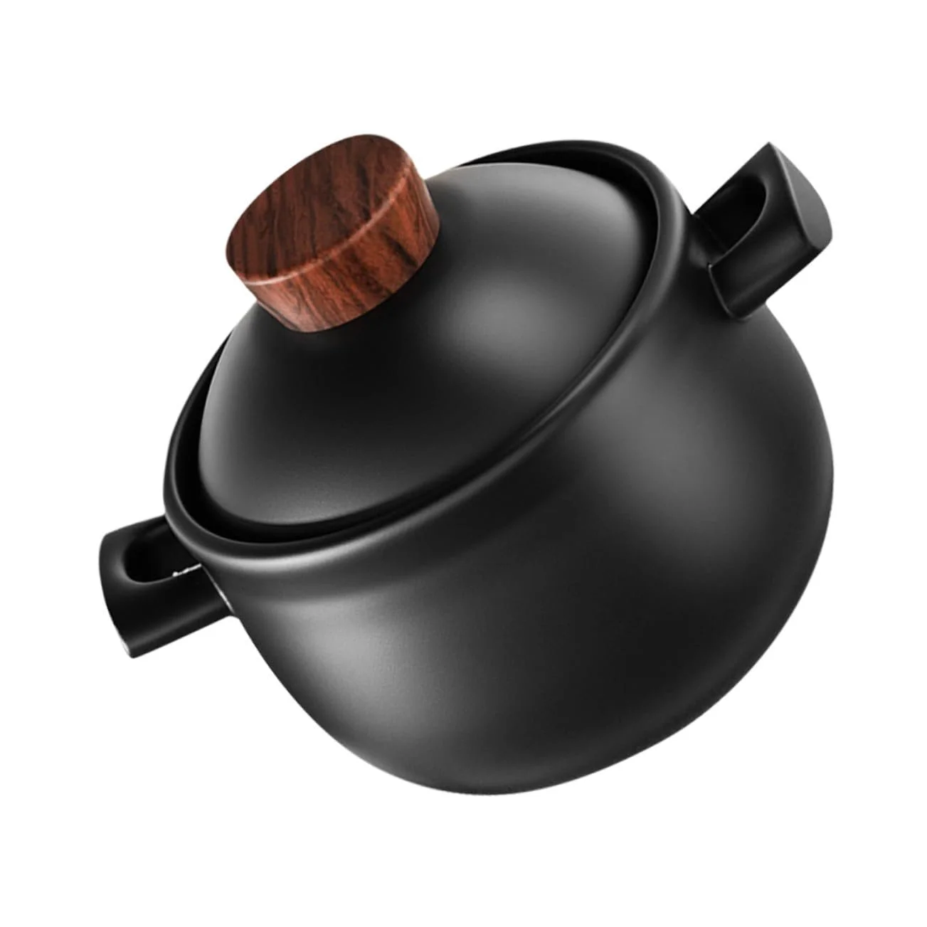 Кастрюля Homoyoyo керамическая 1.8 л жаропрочная для газовой плиты, фото №1