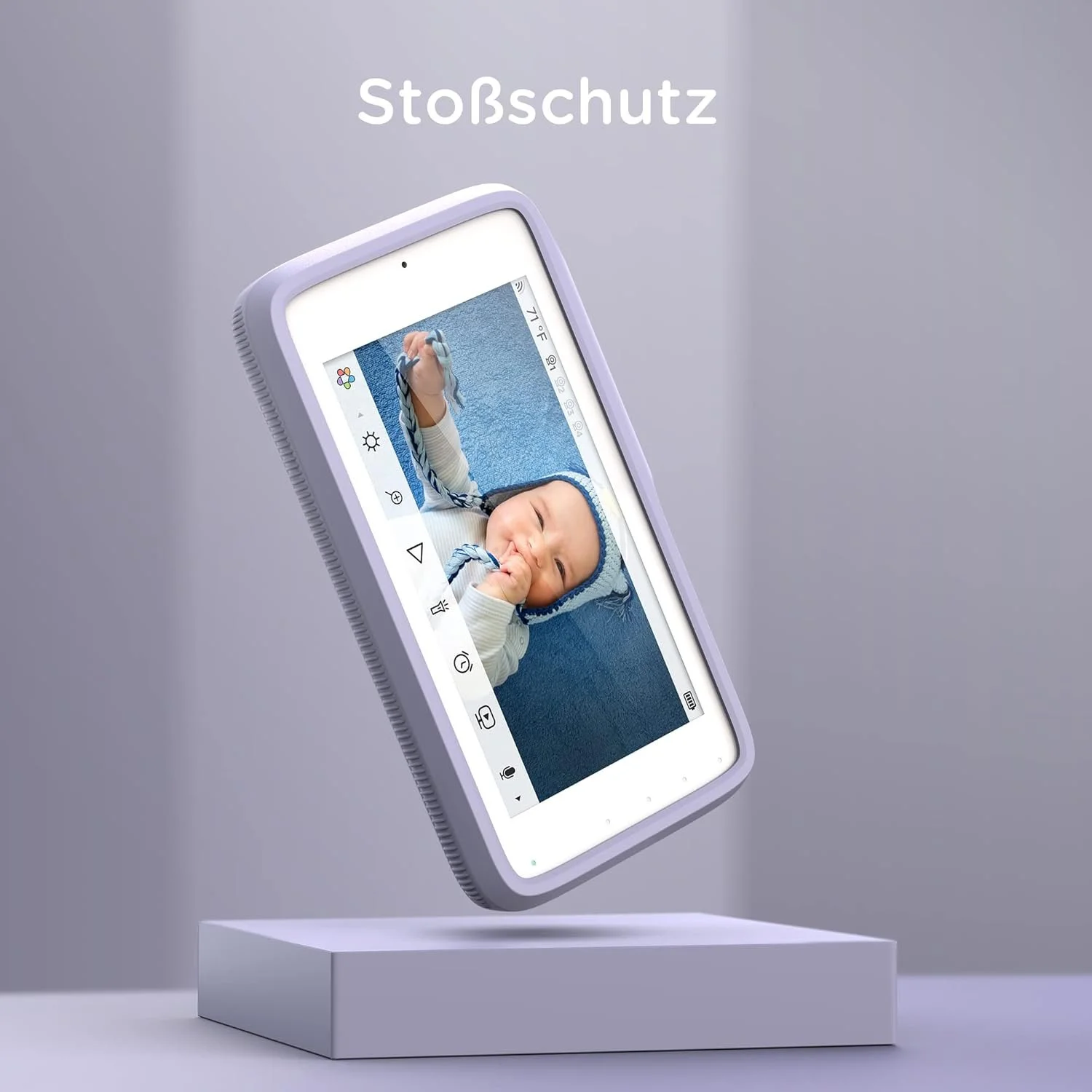 Детская видеоняня с монитором 5'' Hubble Connected Nursery Pal HD WI-FI Белый, фото №6