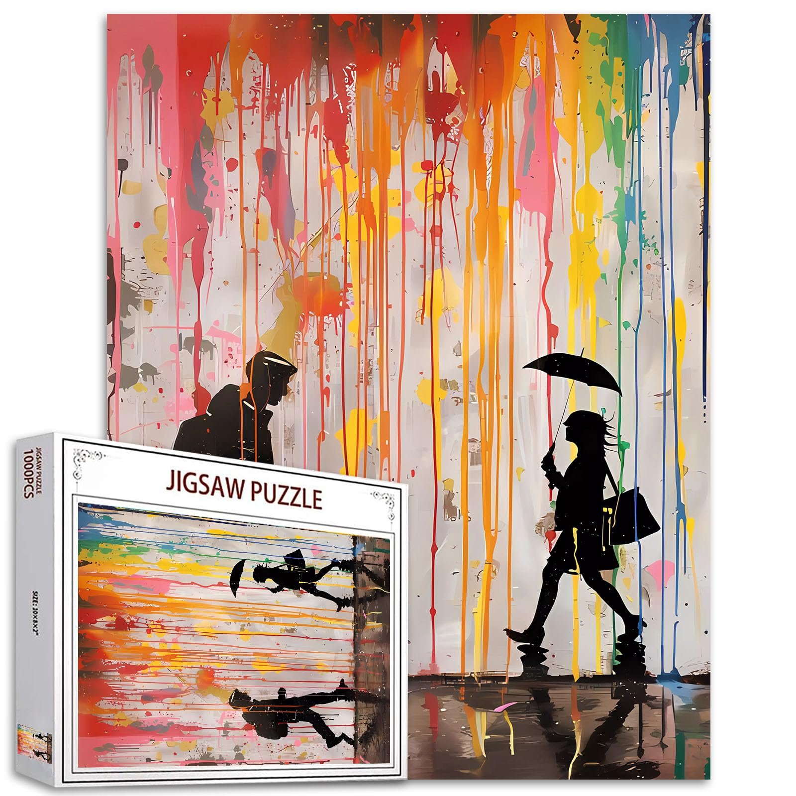 Пазл Tucocoo Graffiti Rainbow Banksy Street Style 1000 деталей 50 x 70 см мультиколор, фото №1