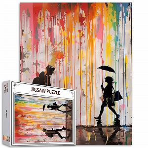 Пазл Tucocoo Graffiti Rainbow Banksy Street Style 1000 деталей 50 x 70 см мультиколор - Фото 1