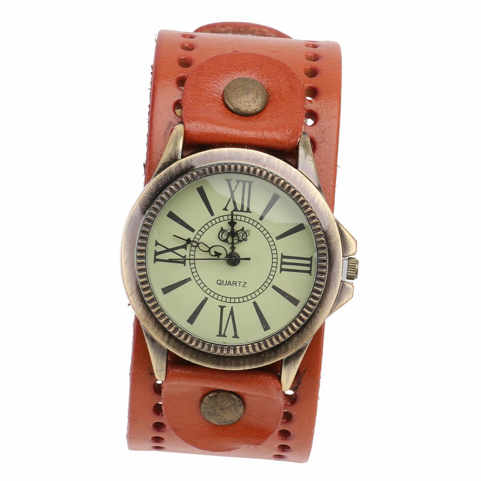 Часы-браслет Beaupretty Винтажные Римские Кварцевые Оранжевые, фото №1 Часы-браслет Beaupretty Винтажные Римские Кварцевые Оранжевые, фото №1