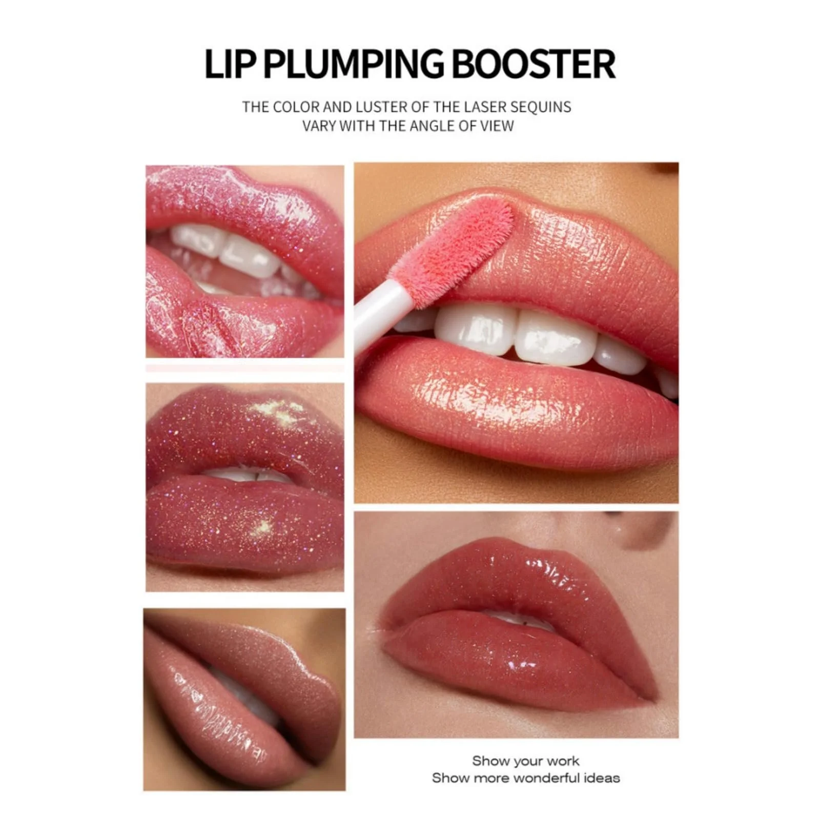 Блиск для губ Shimmering Зволожуючий Блискучий металік Водостійкий, фото №3 Блиск для губ Shimmering Зволожуючий Блискучий металік Водостійкий, фото №3