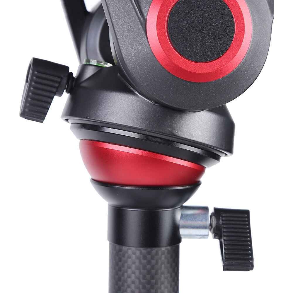 Карбоновий штатив-монопод miliboo MTT501CF Kit, фото №4