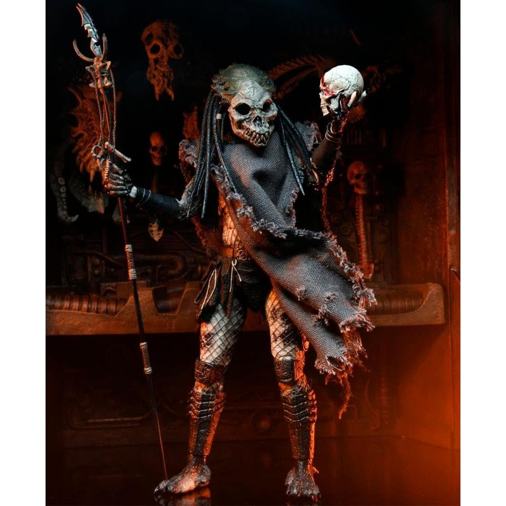 Фігурка NECA Predator Ultimate Shaman 7 дюймів, пластик, у подарунковій коробці, фото №4