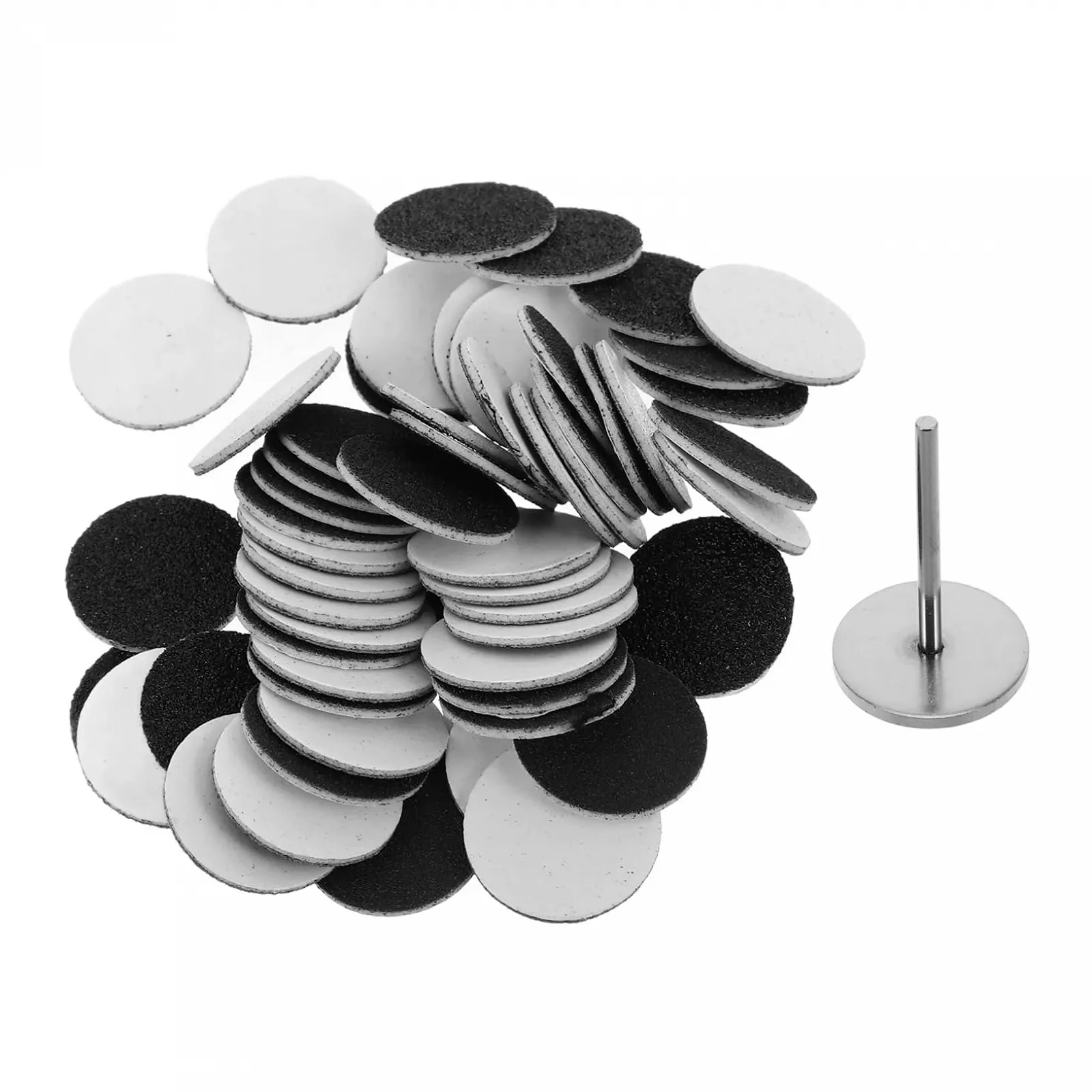 Набор для ухода за ногтями OATIPHO 60 шт. Нержавеющая сталь Черный, фото №1