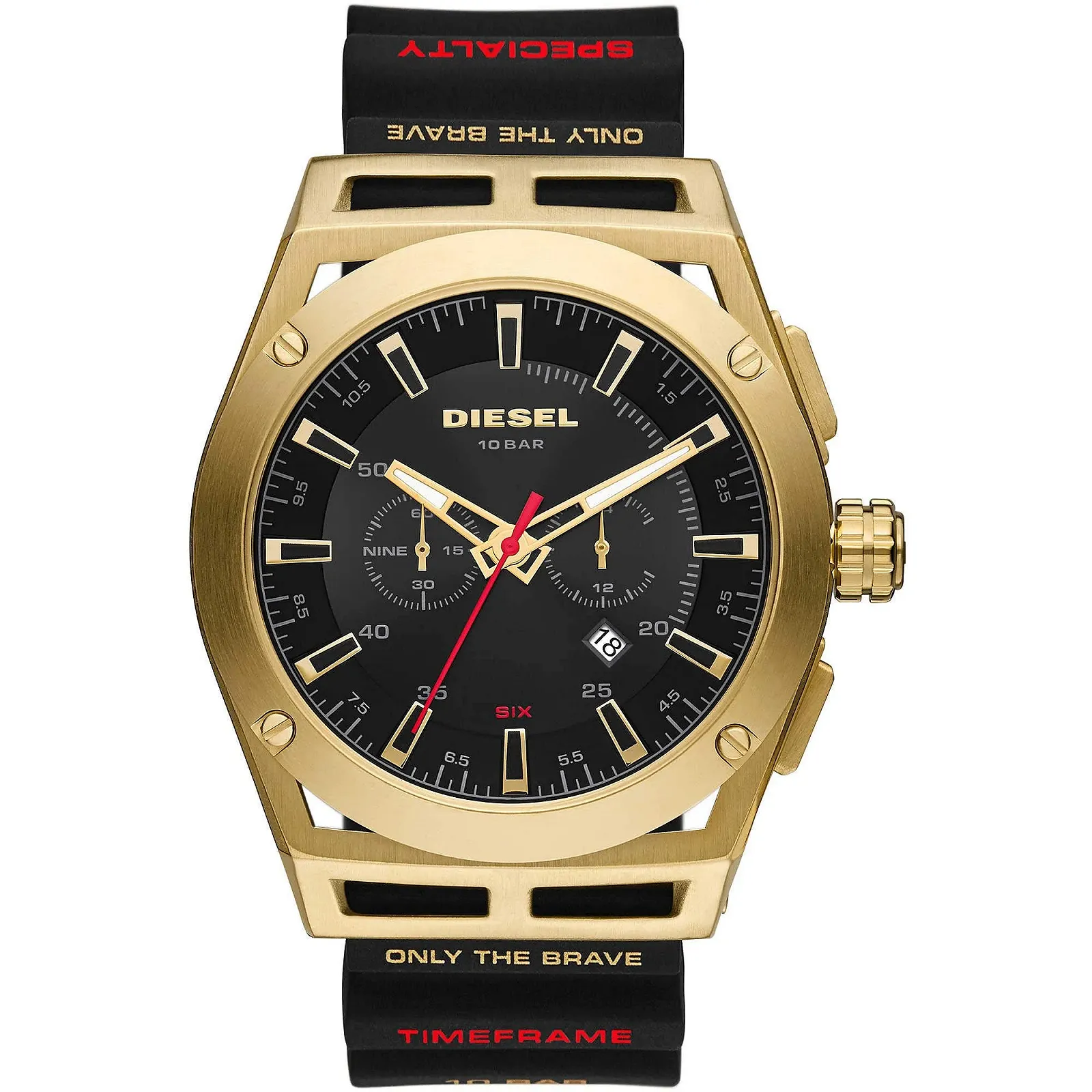 Годинник Diesel Timeframe Чоловічий, кварцовий хронограф, з силіконовим, нержавіючої сталі або шкіряним ремінцем, фото №1 Годинник Diesel Timeframe Чоловічий, кварцовий хронограф, з силіконовим, нержавіючої сталі або шкіряним ремінцем, фото №1