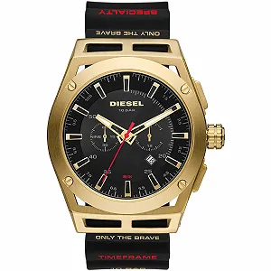 Годинник Diesel Timeframe Чоловічий, кварцовий хронограф, з силіконовим, нержавіючої сталі або шкіряним ремінцем - Фото 1