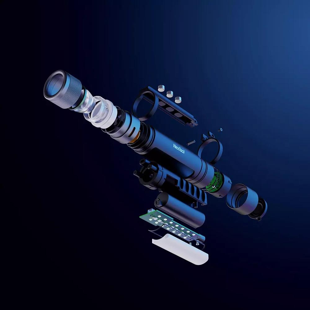 Світлодіодний фонарик NexTool 6 в 1 Чорний NE20030, фото №7