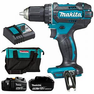 Акумуляторний шуруповерт Makita LXT DDF482 18V + зарядний пристрій + 2 акумулятори 5Ah + сумка - Фото 1