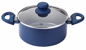 Каструля Tasty з антипригарним покриттям, скляною кришкою та системою дозування олії - Фото 1