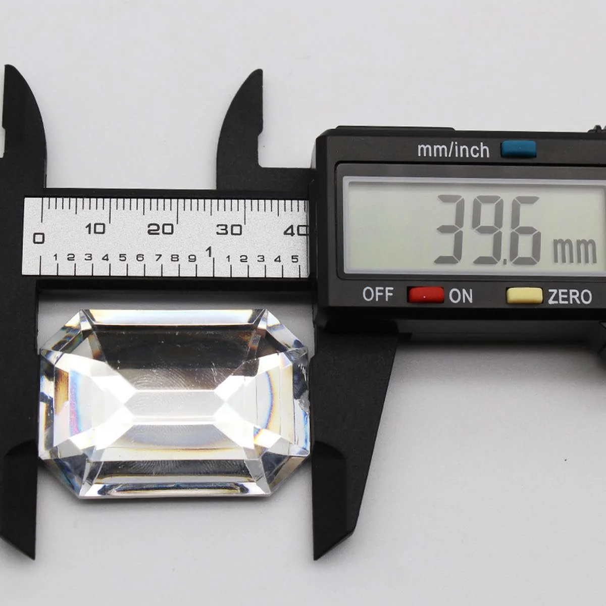 Кристаллы Flatback Прозрачный Белый Акриловый Камень Прямоугольник 28x40 мм, фото №3