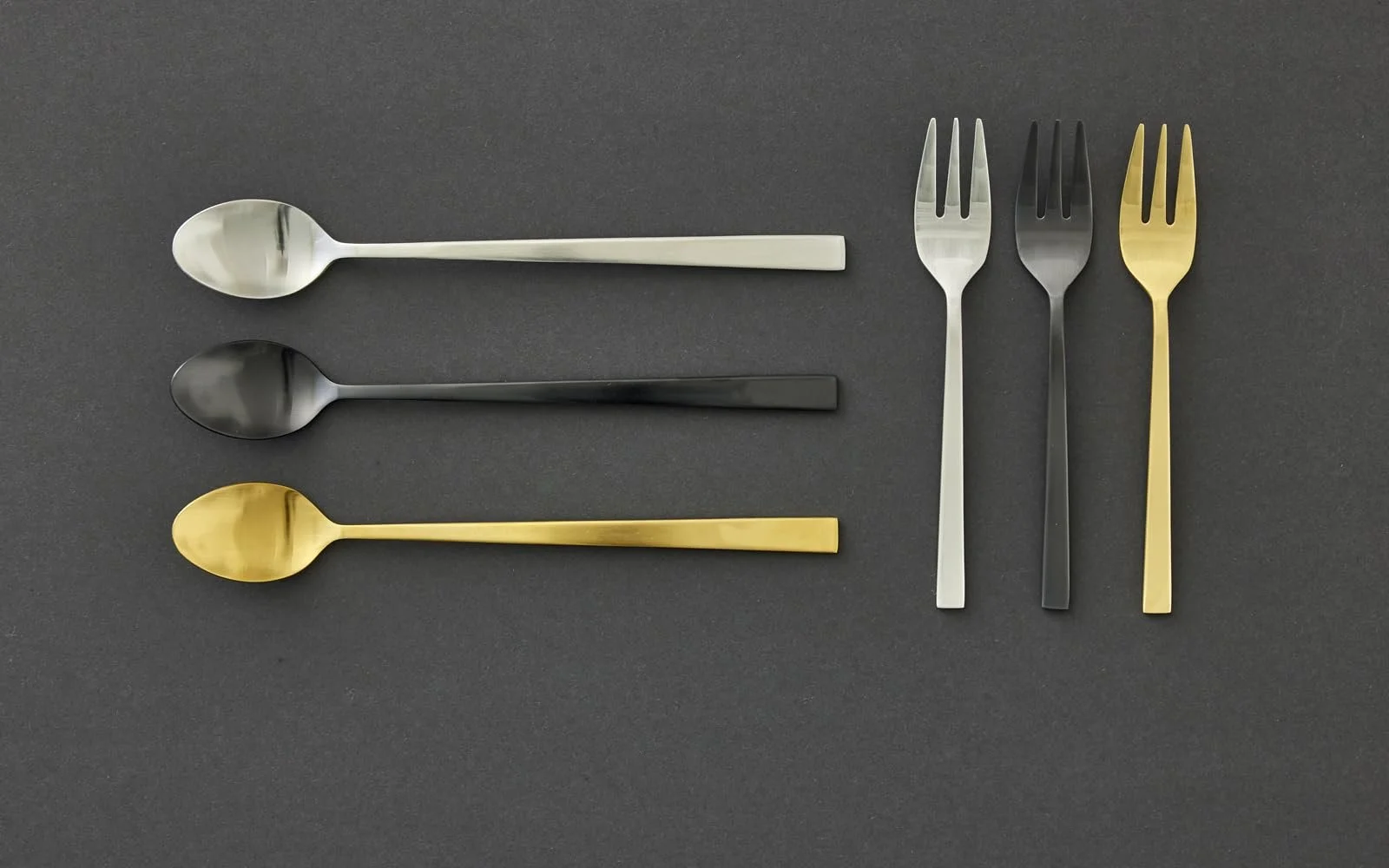 Ложка для латте BITZ Нержавеющая сталь, 4 шт, Длинная, фото №2