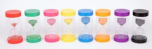 Пісочний годинник TickiT ColourBright 92121 15 хвилин Фіолетовий synthetic.ua - Фото 1