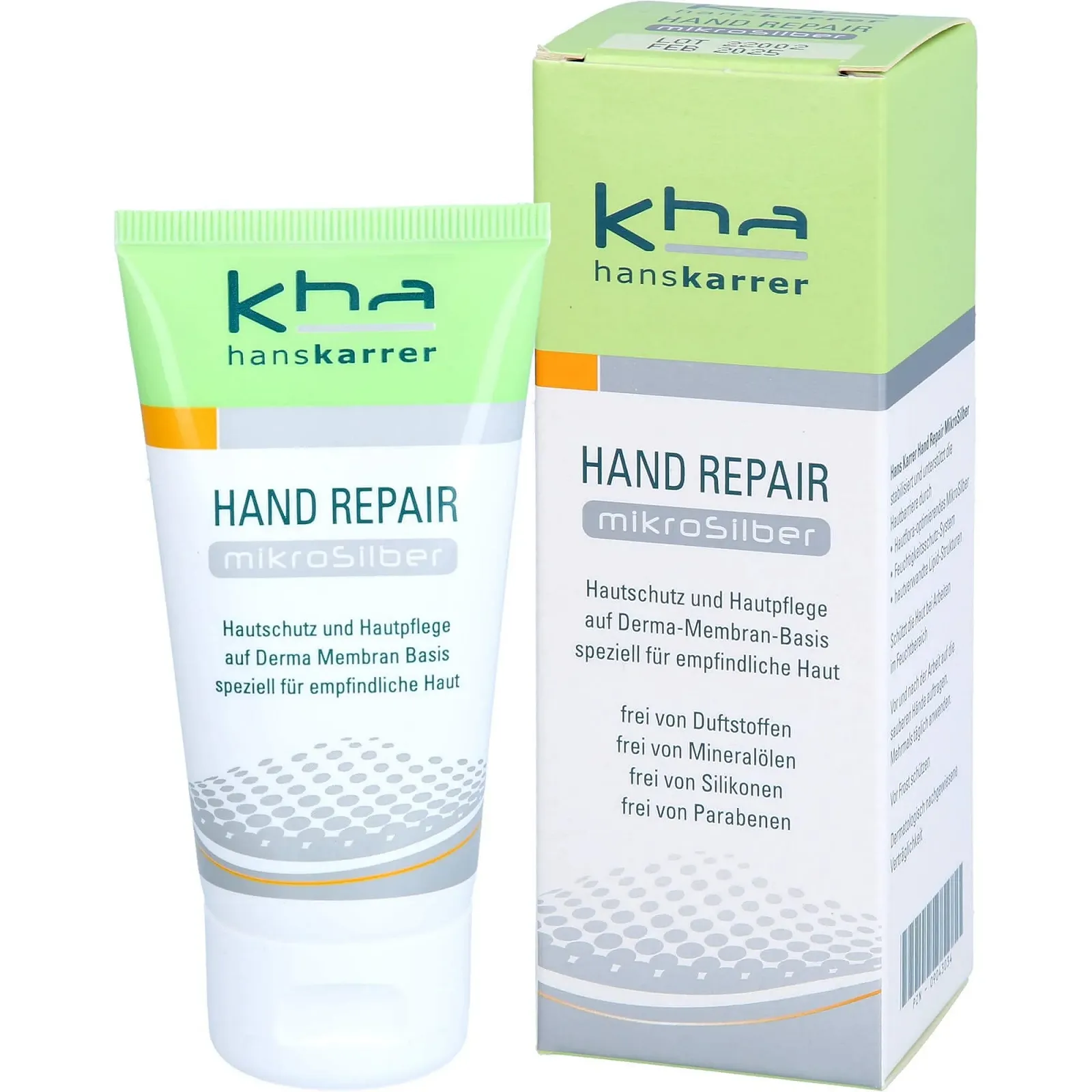Крем Hans Karrer Hand Repair Mikrosilber, 50 мл, фото №2