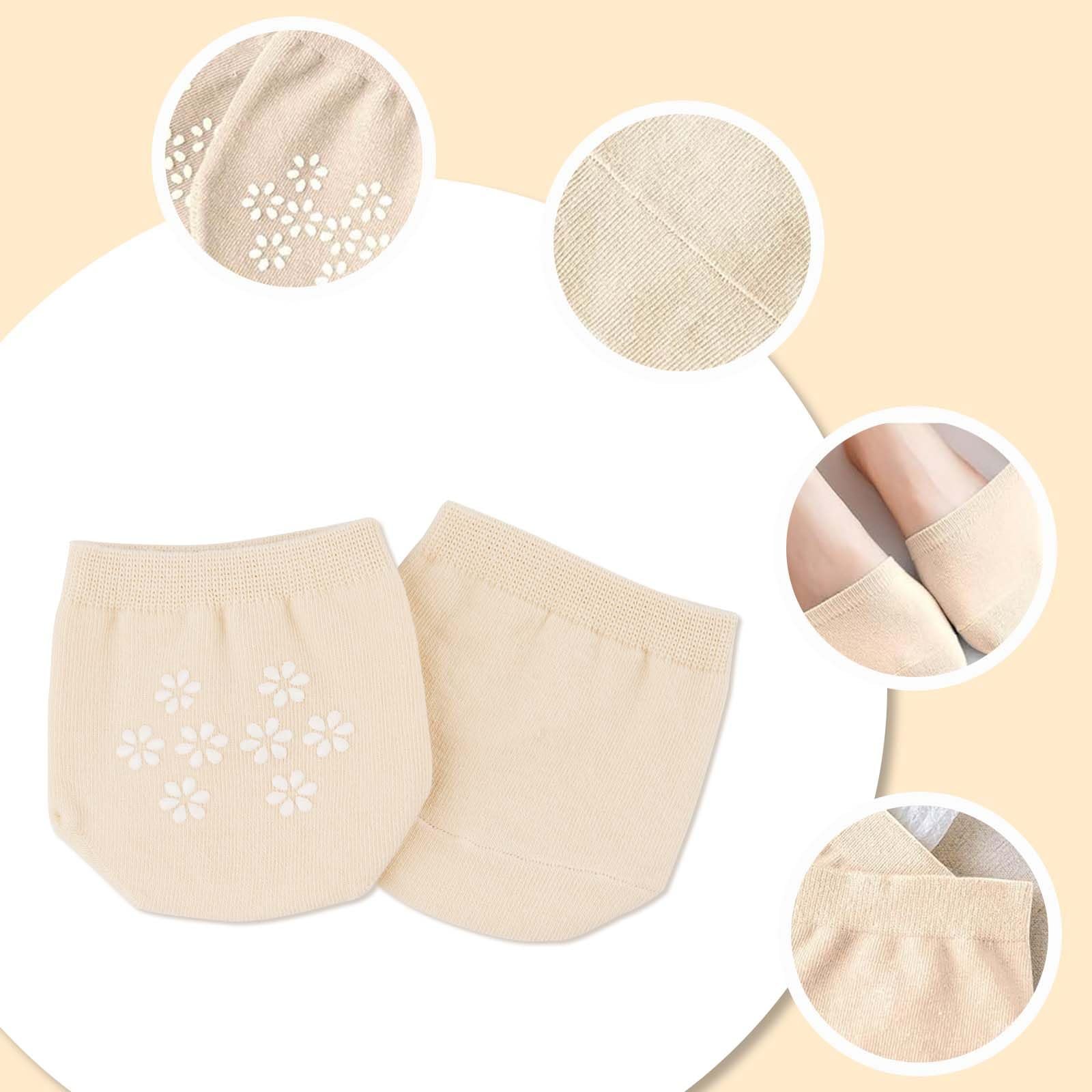 Носки с пальцами, женские носки-невидимки, короткие носки, женские носки с пальцами, невидимые нескользящие носки для высоких каблуков, для балета, фото №3