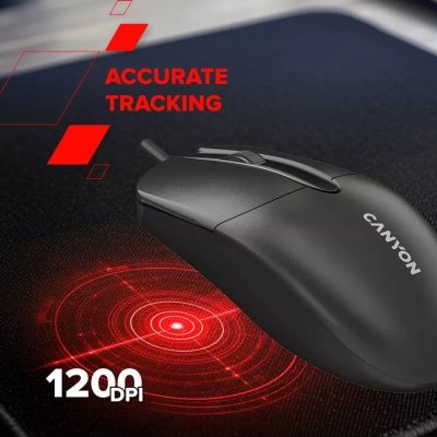 Мышка Canyon M-5 USB Black (CNE-CMS5), фото №5 Мышка Canyon M-5 USB Black (CNE-CMS5), фото №5