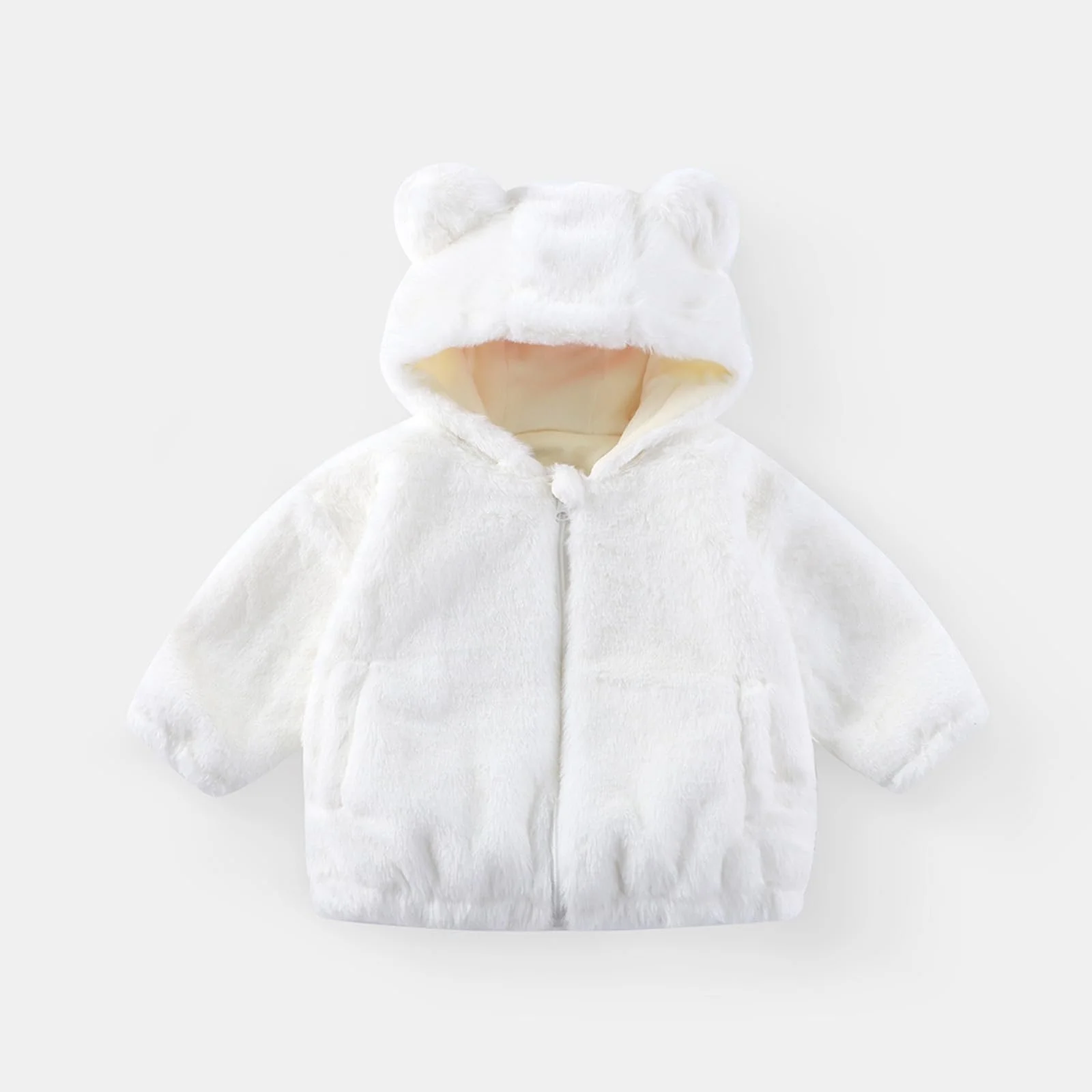 Куртка Softshell для дівчаток - зимове пальто з капюшоном і вушками, фото №3 Куртка Softshell для дівчаток - зимове пальто з капюшоном і вушками, фото №3