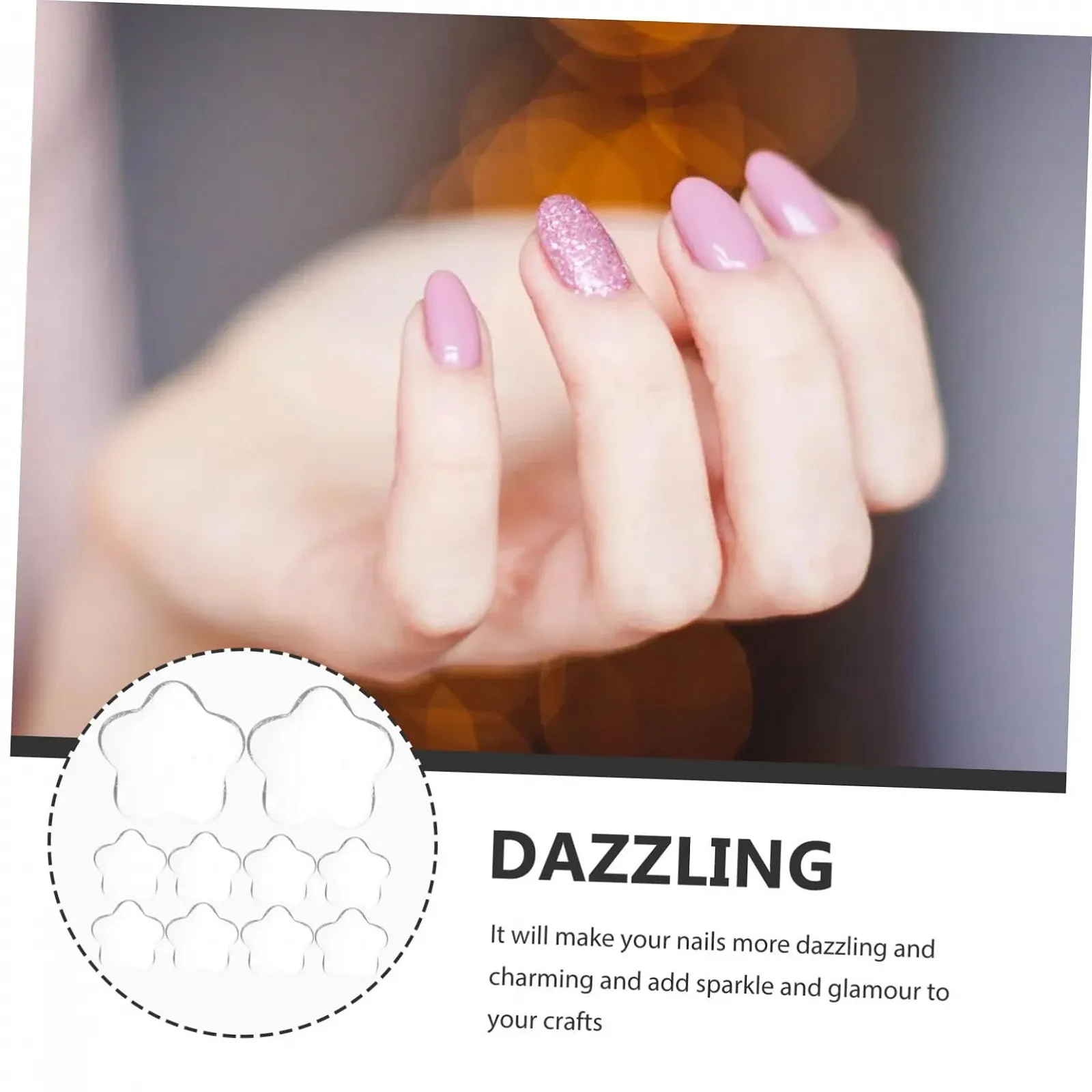 40 шт. зі скляними діамантами, декоративні стрази креативні прикраси для нігтів, підходять для різних випадків та особистого дизайну, фото №6