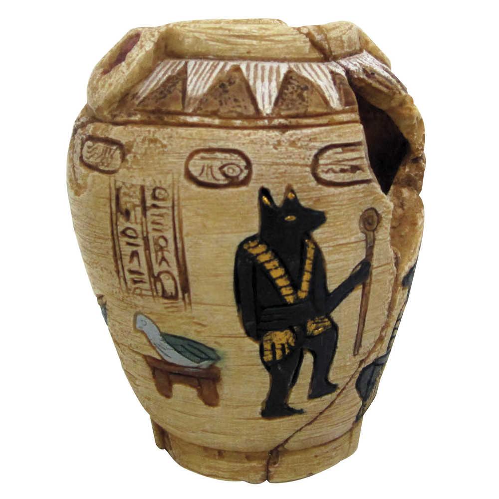 Декорация для аквариума EGITTO VASO C/PORO S Ваза старинная Египет маленькая 8,2x8,2x10 см A8111587, фото №4