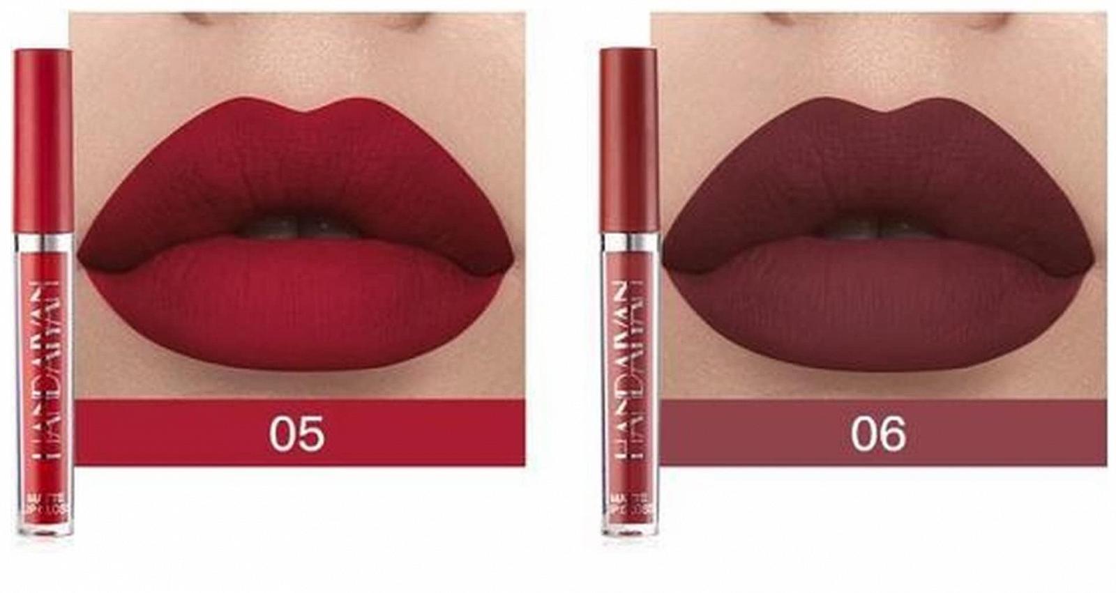 Набір з 6 шт. Рідка помада Матова Водостійка, фото №4