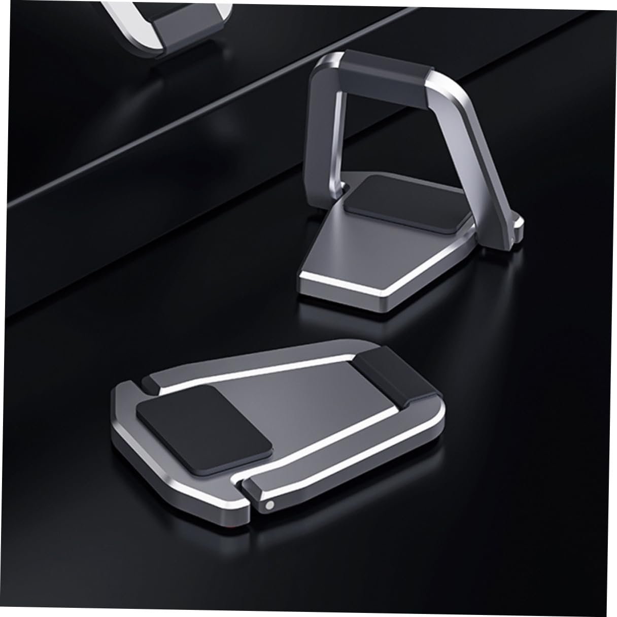 Подставка для ноутбука из алюминиевого сплава, регулируемая по высоте, стабильная подставка для ноутбука с треугольной структурой для лучшей вентиляции и нескользящим основанием для стола и кровати, случайный цвет, фото №6 Подставка для ноутбука из алюминиевого сплава, регулируемая по высоте, стабильная подставка для ноутбука с треугольной структурой для лучшей вентиляции и нескользящим основанием для стола и кровати, случайный цвет, фото №6